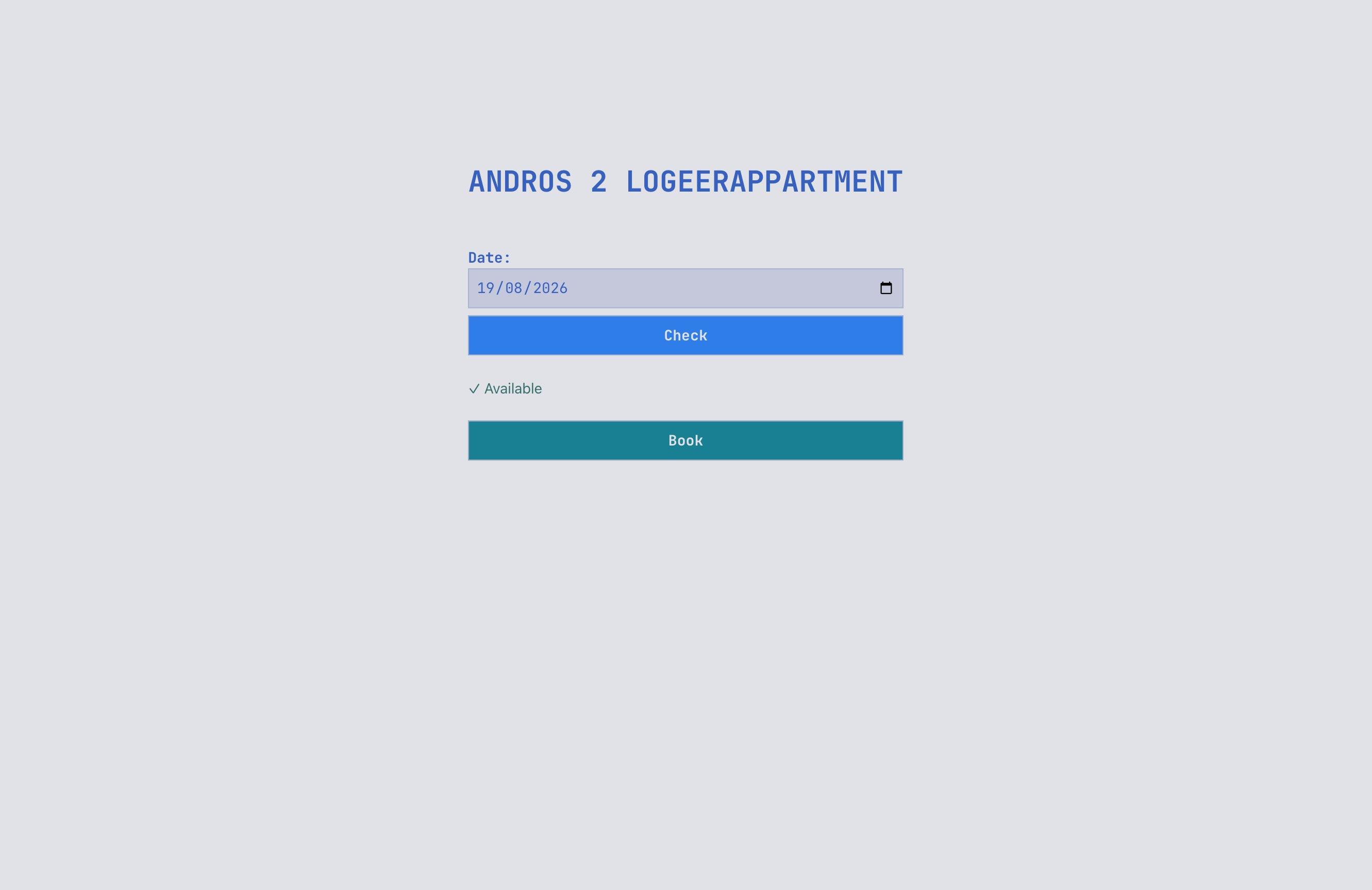 screenshot of Andros Desktop
