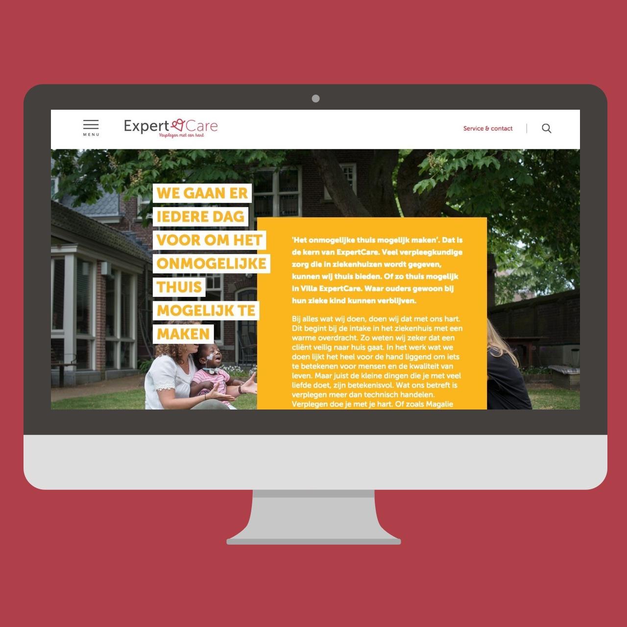 screenshot of ExpertCare video