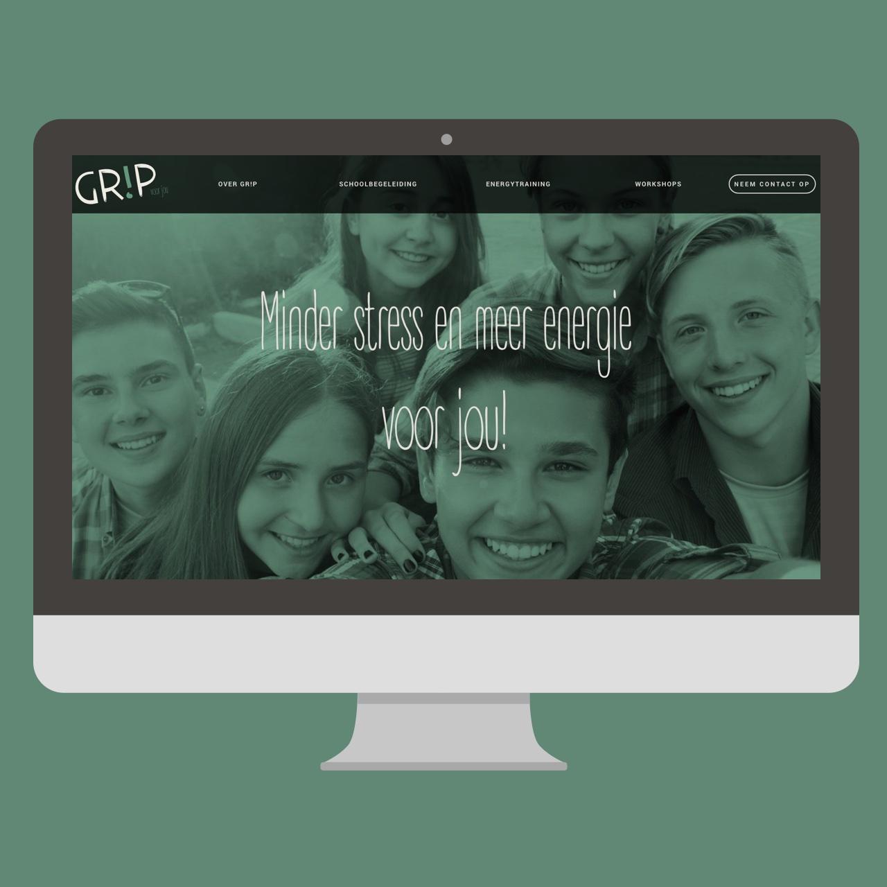 screenshot of GRIP website
