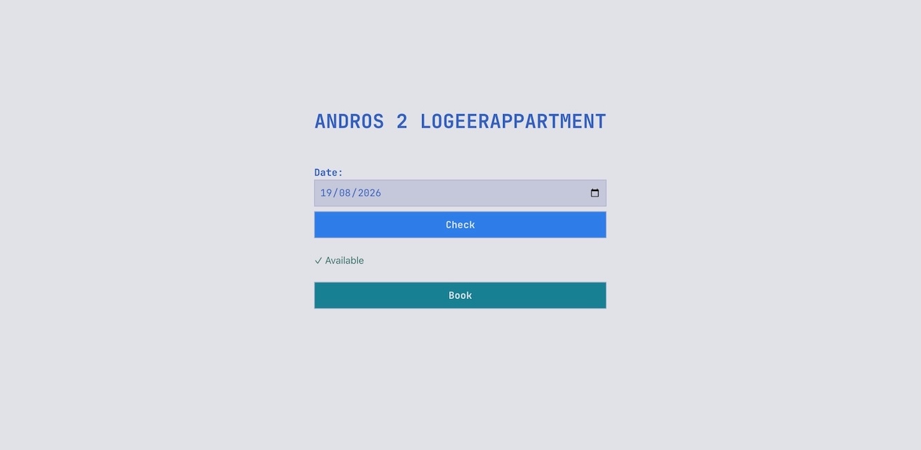 screenshot of web app