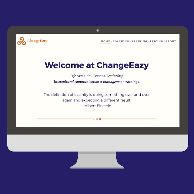 screenshot of changeazy website