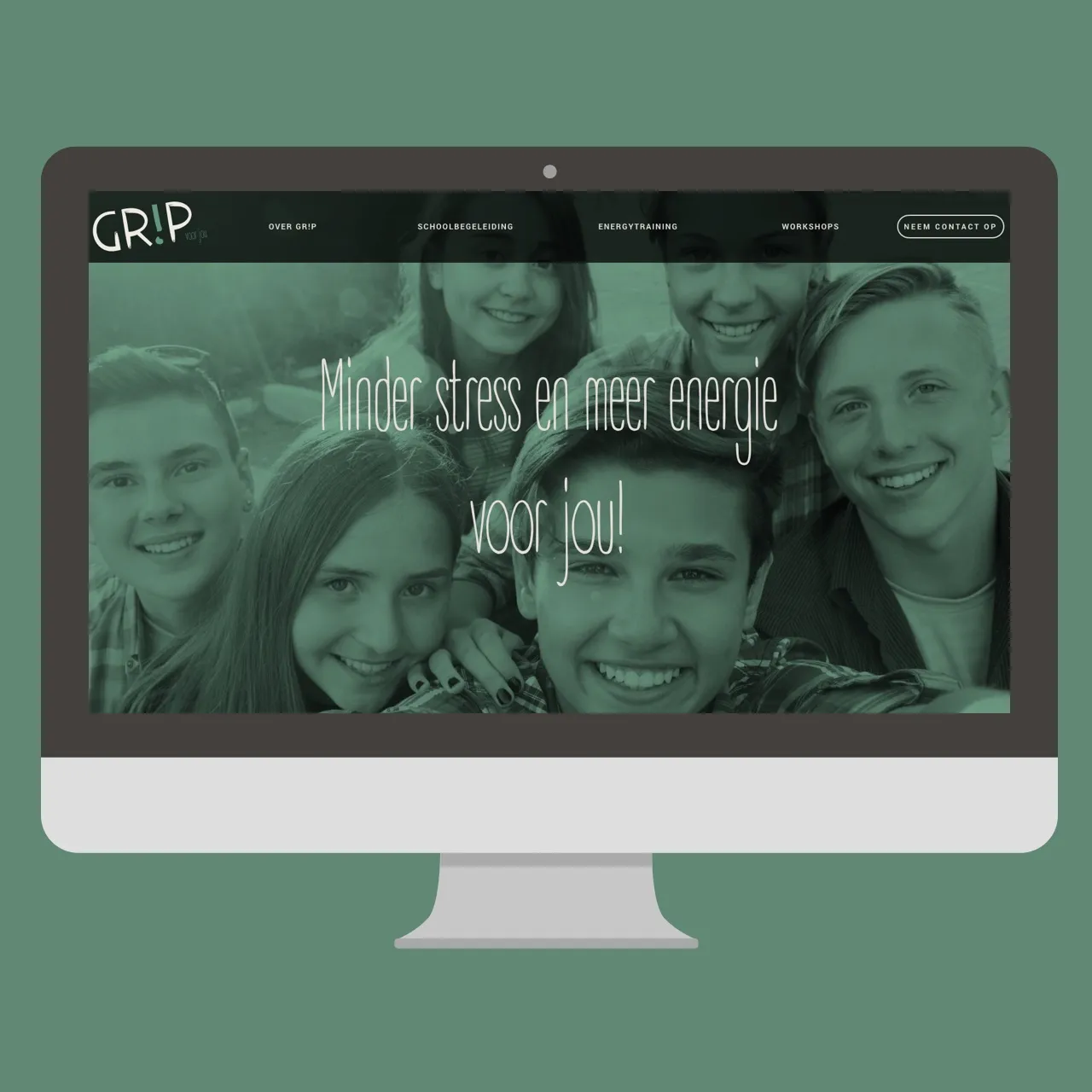 screenshot of GRIP website